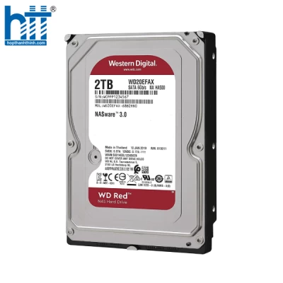 Ổ CỨNG HDD WESTERN DIGITAL 2TB RED PLUS (WD20EFPX) (5400RPM/64MB CACHE/3.5 INCH/ SATA3)