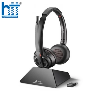 Tai nghe không dây Plantronics Savi 8220 UC, S8220 C, D200 USB-A (209215-02)