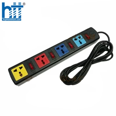 Ổ CẮM ĐIỆN LIOA 4 LỖ 3 CHẤU 3M (4D32N)