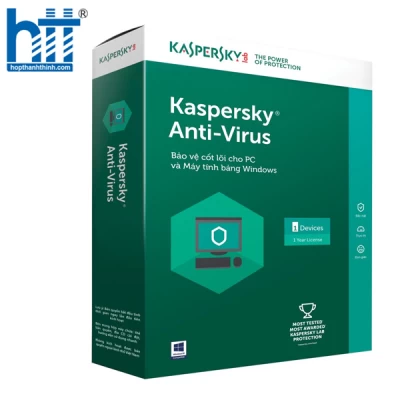 Phần mềm diệt Virus Kaspersky Antivirus 1 máy tính