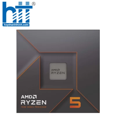 CPU AMD Ryzen 5 7600X / 4.7GHz Boost 5.3GHz / 6 nhân 12 luồng / 38MB / AM5