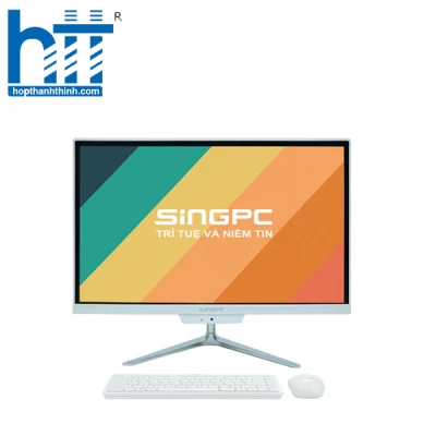Máy tính All in one SingPC M19K571-W (Celeron G5900/ 4GB/ 128GB SSD/ 19.0Inch/ Windows 11 Pro)