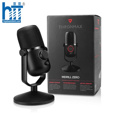 Microphone Thronmax Mdrill Zero Jet Black M4 Plus