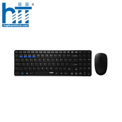BỘ BÀN PHÍM CHUỘT KHÔNG DÂY RAPOO 9300M ĐEN (USB)