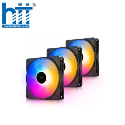 Fan Case Deepcool RF120 FS-3 IN 1 ( 3 quạt / Màu đen )