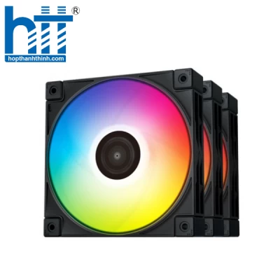 Quạt tản nhiệt Deepcool FC120 Black-3 IN 1 (Fan LED)