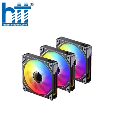 FAN CASE TẢN NHIỆT JONSBO ZH-120BR (3IN1) (MÀU ĐEN/QUẠT HÚT)