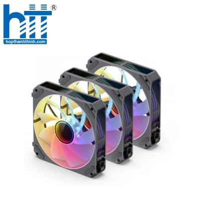 FAN CASE TẢN NHIỆT JONSBO ZG-120B BLACK (3IN1/ GHÉP NỐI KHÔNG DÂY)