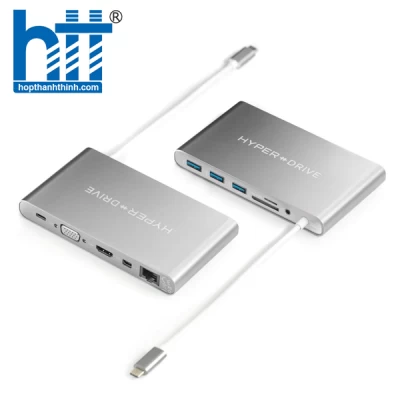 CỔNG CHUYỂN HYPERDRIVE FOR MACBOOK/LAPTOP/PC /IPHONE 15 ULTIMATE 11 IN 1 USB-C HUB GN30B