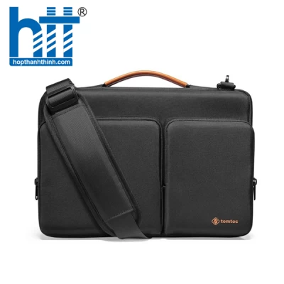 TÚI ĐEO TOMTOC (USA) VERSATILE 360* SHOULDER BAGS MACBOOK 13″14″, ULTRABOOK 13″ BLACK A42-C01D