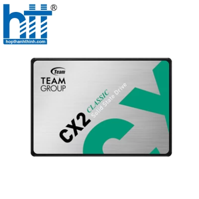Ổ CỨNG SSD TEAMGROUP CX2 256GB SATA3 2.5 INCH (ĐỌC 520MB/S, GHI 430MB/S) - (T253X6256G0C101)