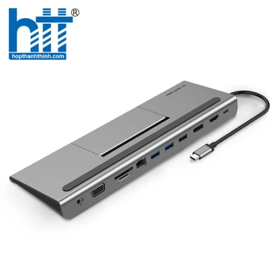 Bộ chuyển đổi USB-C 11 trong 1 Lention C95HEAVDCR