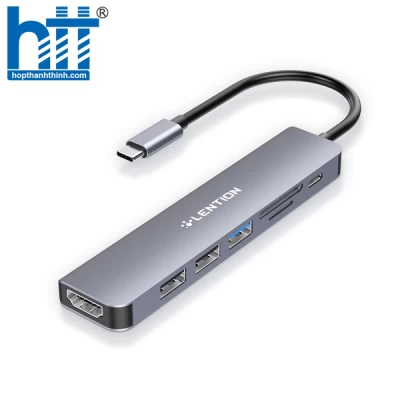 Bộ chuyển đổi USB-C 7 trong 1 CE18HCR - GREY