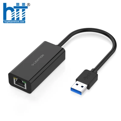 Bộ chuyển đổi USB-A sang RJ45 (1000M)Lention HU404GE BLACK