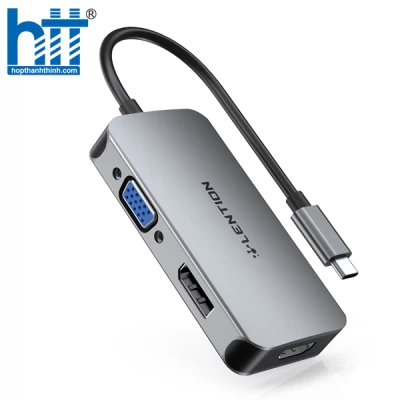 Bộ chuyển đổi USB-C 3 trong 1 Lention CE54 GREY