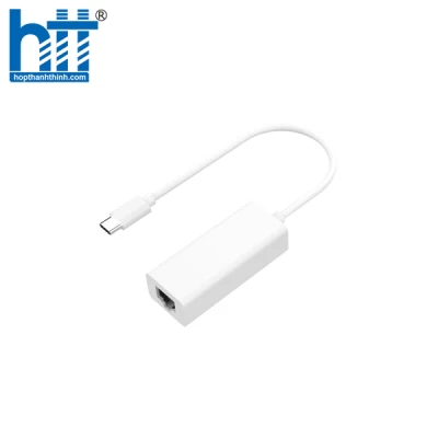 Bộ chuyển đổi Lention USB-C sang RJ45 (1000M) HU404GE WHITE