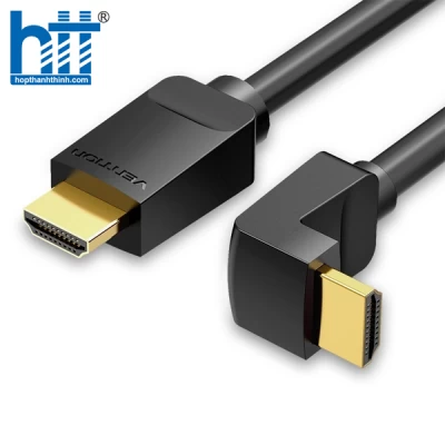 CÁP HDMI 2.0 GẬP 90° DÀI 3M VENTION (AARBI) HỖ TRỢ 4K@60Hz