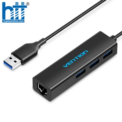 Bộ chuyển đổi USB 3.0 to Lan + 3 Port USB 3.0 Vention VAS-J42-N