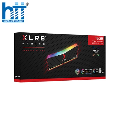 RAM Desktop PNY XLR8 Gaming EPIC-X RGB 16GB (1x16GB) DDR4 3200MHz