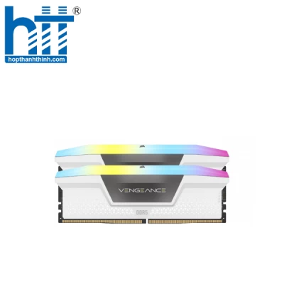 RAM Corsair Vengeance RGB 32GB (16GBx2) DDR5 Bus 5200MHz White (CMH32GX5M2B5200C40W)