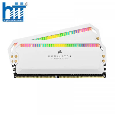 Ram Corsair Dominator Platinum White RGB 16GB/3200 (2x8G) (CMT16GX4M2C3200C16W)