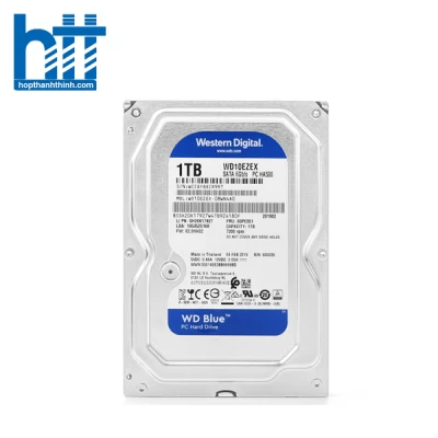 Ổ cứng HDD WD 1TB Blue 3.5 inch, 7200RPM, SATA, 64MB Cache (WD10EZEX)