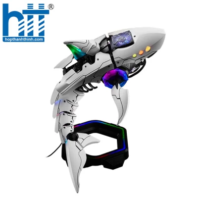 Vỏ Case Cooler Master SHARK X - White (Phiên bản giới hạn, kèm nguồn SFX, tản nhiệt nước AIO)