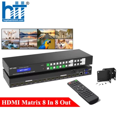 Bộ chia HDMI 4k matrix switcher 8 in 8 out HDMI MT-Viki MT-HD0808-H