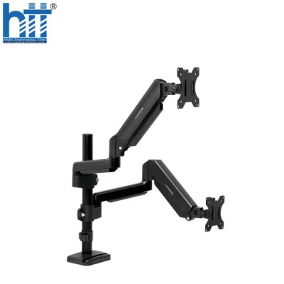 Giá đỡ màn hình đôi HyperWork P1 Dual HPW-DPA01-BLK (22 - 34inch) Màu Đen