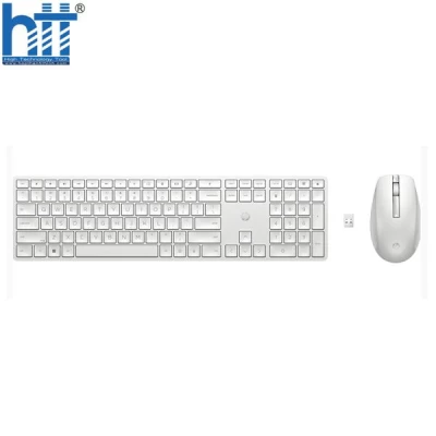 Combo Bàn phím và Chuột không dây HP 650 4R016AA màu Trắng