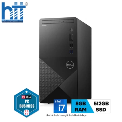 PC Dell Vostro 3020 MTI72062W1-8G-512G (i7 13700/ 8GB/ 512GB SSD/ Wifi + BT/ Key/ Mouse/ Win11/ 1Y)