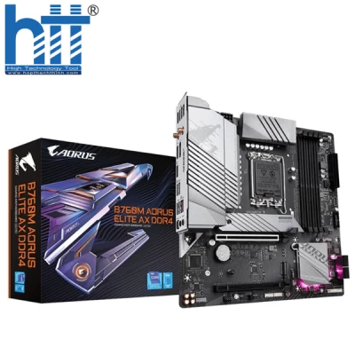 Mainboard Gigabyte B760M Aorus ELITE AX DDR4 (Wifi+Bluetooth)