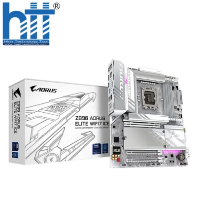 Mainboard Gigabyte Z890M AORUS ELITE WF7 ICE DDR5 (Intel Z890/ Socket 1851/ ATX/ 4 khe ram/ 2.5 Gigabit LAN)