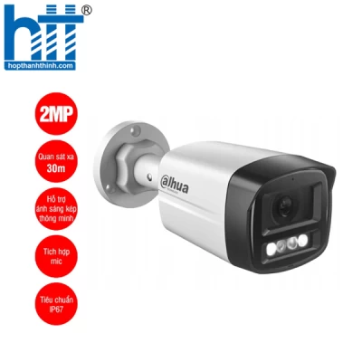Camera IP 2MP DAHUA DH-IPC-HFW1239TL1-A-IL có mic