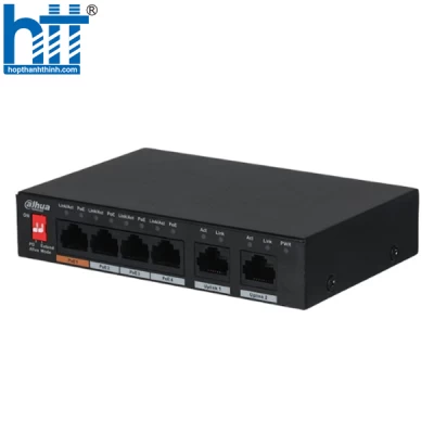 Switch POE 6 cổng 10/100Mbps DAHUA DH-PFS3006-4ET-60
