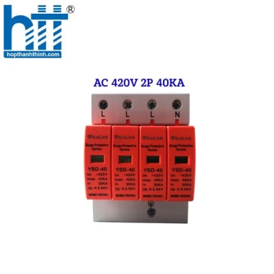 Thiết bị chống sét lan truyền  AC 4P 40kA - Cắt sét AC 1pha, 3 pha