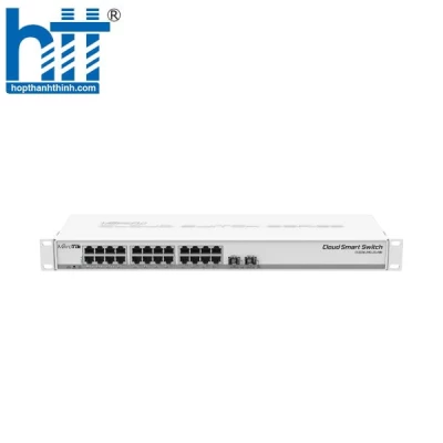 Switch 24 cổng MikroTik CSS326-24G-2S+RM
