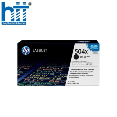 Mực in HP 504X High Yield Black Original Laserjet Toner Catridge
