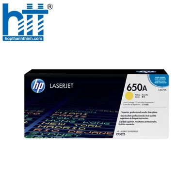 Mực in HP 650A Yellow Original LaserJet Toner Cartridge