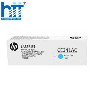 Mực in HP CE341AC Cyan Contract Original LaserJet Toner Cartridge