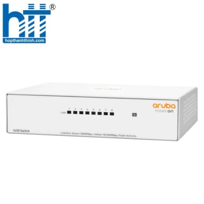 Switch Aruba Instant On 1430 8G R8R45A Gigabit (1000Mbps)/ 8 Cổng/ Vỏ Thép