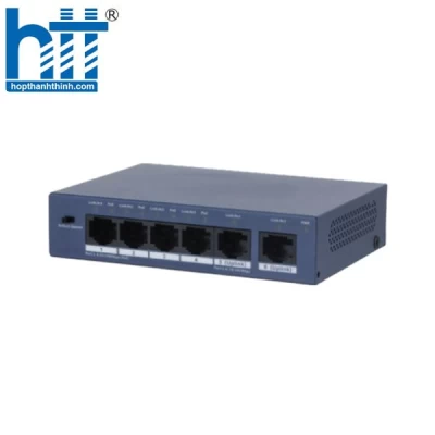 Switch PoE 4 port (Hỗ trợ 2 cổng mạng uplink) KX-SW406-36
