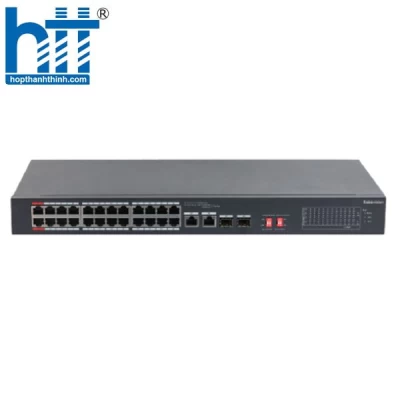 Switch PoE 24 port (hỗ trợ 2 cổng Uplink 1G + 2 cổng quang) unmanaged KX-SW2426F-240