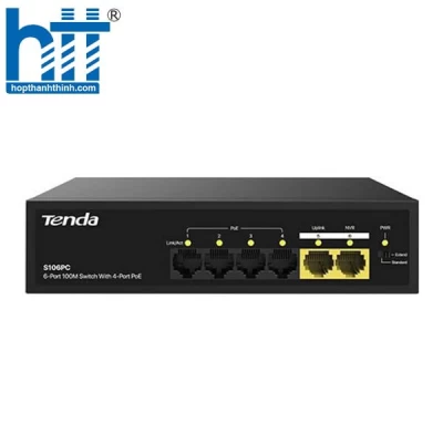 Switch Tenda 4 port 100M S106PC