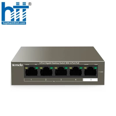 Switch Tenda 5 port TEG1105P-4-63W