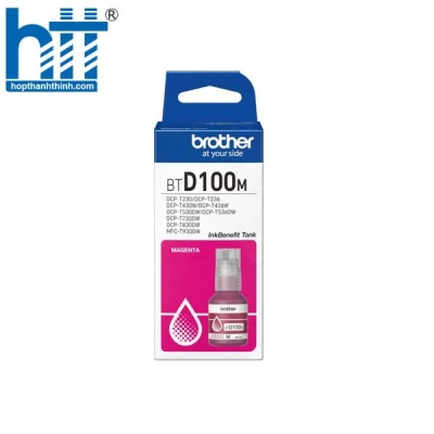 Mực in phun màu Brother BTD100M Magenta (dùng cho máy DCP-T230/T430W/T530DW/T730DW/T830DW/MFC-T930DW - 5000 trang)