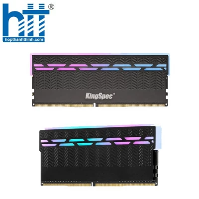 Ram Desktop Kingspec 16GB (16GBx1) RGB Black DDR4 3200MHz