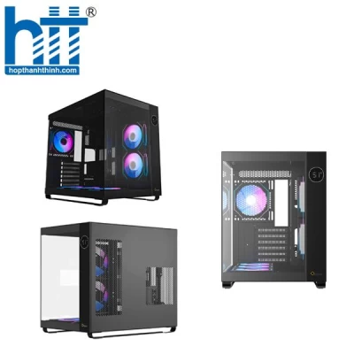 Vỏ Case Ocypus Iota C70 ARGB Black ATX Kèm 6 Fan ARGB